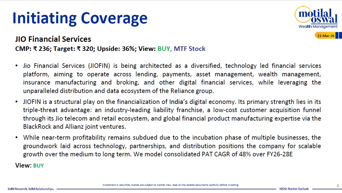 Nost Outlook 11th March 2026