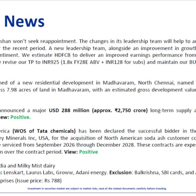 Most Outlook 31st August 2026